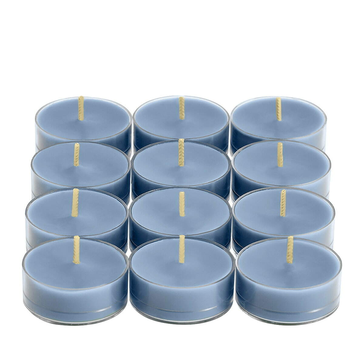 Fh24 v042131 snowflakes   cotton universal tealight candles 651 c