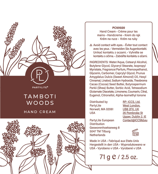 40531 002 002 party lite 2.5oz tamboti woods hand cream tube aw v1 proof approved