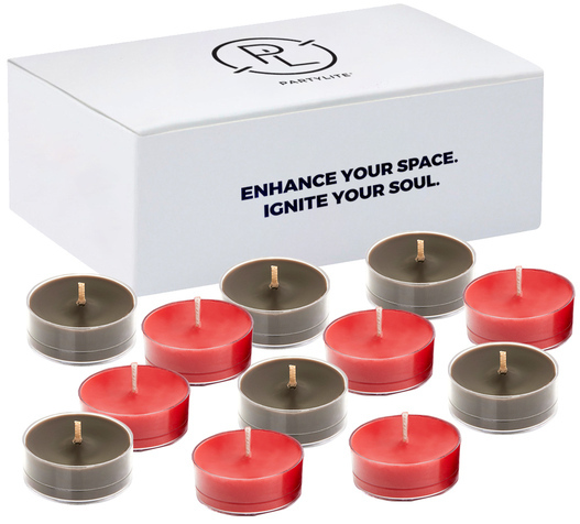 P84215 afterdark tealight sampler 2 fragrance white box