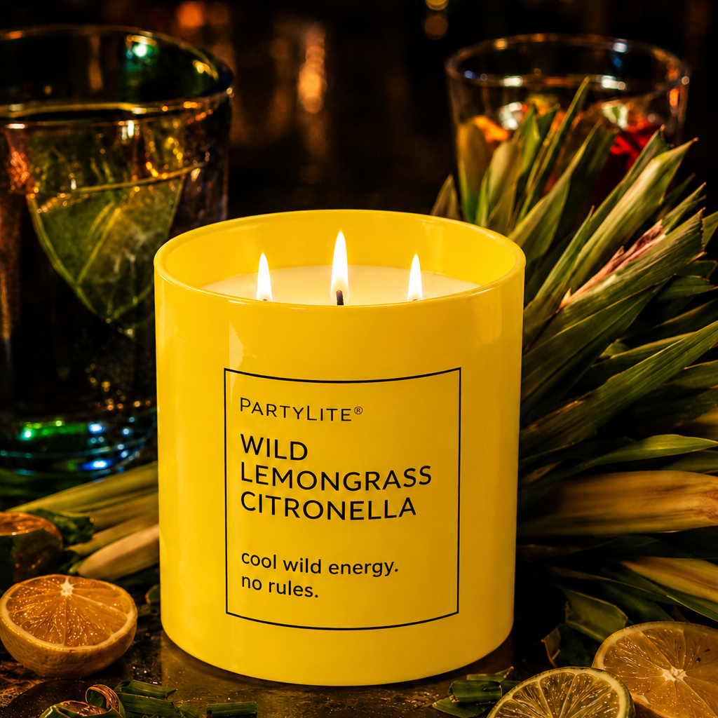 Wild lemongrass citronella jar